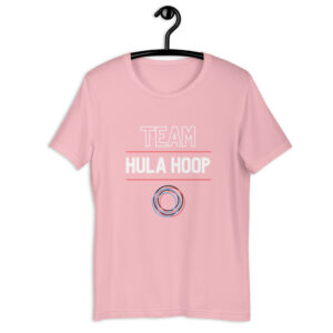 Kurzarm Hula Hoop Unisex-T-Shirt „Team Hula Hoop“