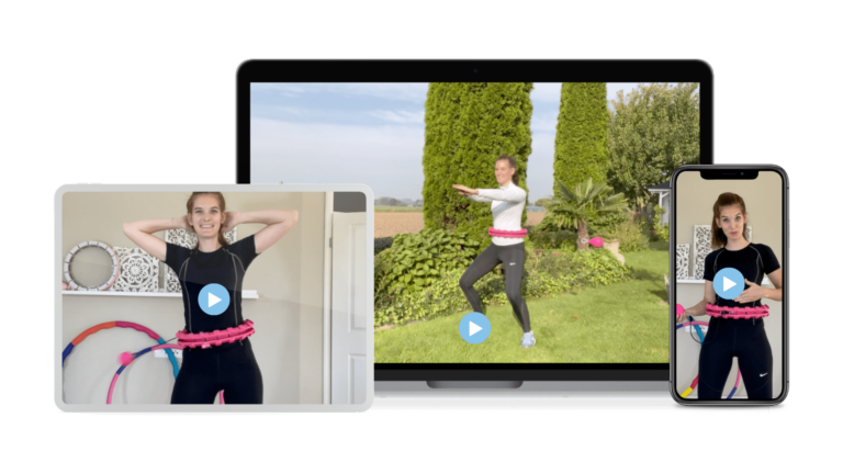 Smart Hula Hoop Mit 24 Abschnitten Verstellbare Für